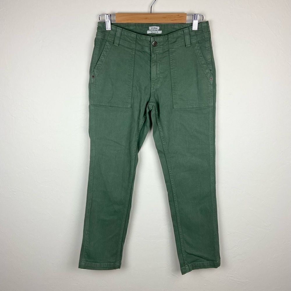 L.L. Bean Favorite Fit Canvas Pant - Green